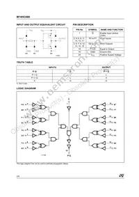 M74HC688B1R Datasheet Page 2