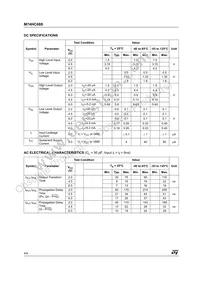M74HC688B1R Datasheet Page 4