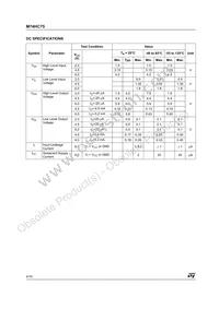 M74HC75TTR Datasheet Page 4
