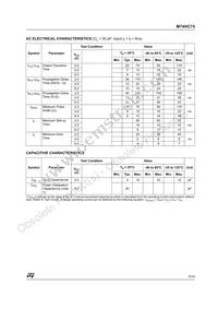 M74HC75TTR Datasheet Page 5