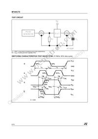 M74HC75TTR Datasheet Page 6