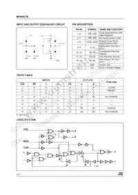 M74HC76M1R Datasheet Page 2