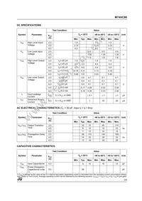 M74HC86TTR Datasheet Page 3