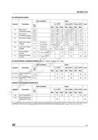 M74HCT132TTR Datasheet Page 3