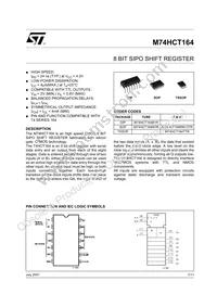 M74HCT164RM13TR Datasheet Cover