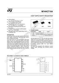 M74HCT164RM13TR Cover