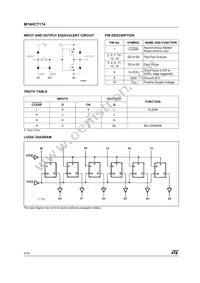M74HCT174RM13TR Datasheet Page 2