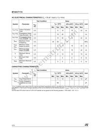 M74HCT174RM13TR Datasheet Page 4