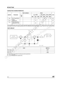 M74HCT240B1R Datasheet Page 4