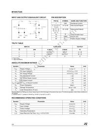 M74HCT245B1R Datasheet Page 2