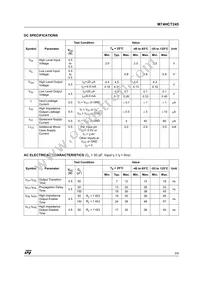 M74HCT245B1R Datasheet Page 3