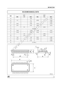M74HCT245B1R Datasheet Page 7