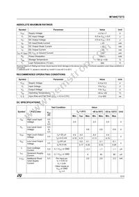 M74HCT273TTR Datasheet Page 3