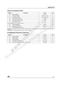 M74HCT373B1R Datasheet Page 3