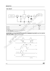 M74HCT373B1R Datasheet Page 6