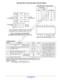 M74HCT4053ADTR2G Datasheet Page 3