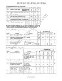 M74HCT4053ADTR2G Datasheet Page 4