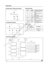 M74HCT4053RM13TR Datasheet Page 2