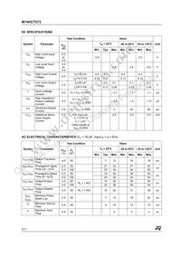 M74HCT573B1R Datasheet Page 4