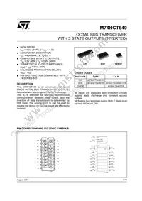 M74HCT640B1R Datasheet Cover