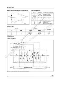 M74HCT640B1R Datasheet Page 2