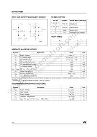 M74HCT7007RM13TR Datasheet Page 2