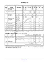 M74VHC1GT04DFT3G Datasheet Page 3