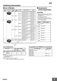 M7F-3N1GT Datasheet Page 2