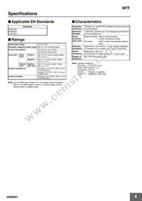 M7F-3N1GT Datasheet Page 4