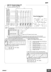 M7F-3N1GT Datasheet Page 11