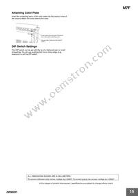 M7F-3N1GT Datasheet Page 15