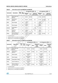 M93C76-MN6TP Datasheet Page 11