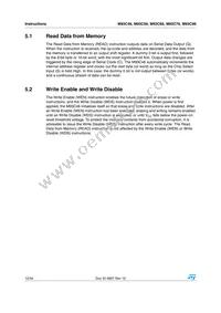 M93C76-MN6TP Datasheet Page 12
