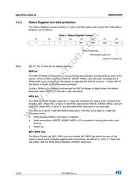 M95040-DRDW8TP/K Datasheet Page 12
