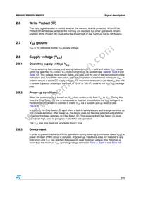 M95040-MN6TP Datasheet Page 9