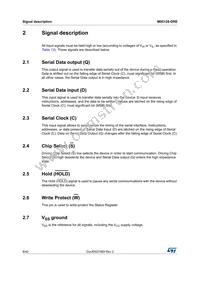 M95128-DRDW8TP/K Datasheet Page 8