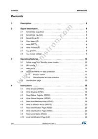 M95160-DRDW8TP/K Datasheet Page 2