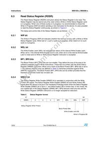 M95160-MN6TP Datasheet Page 18