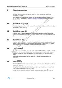 M95160-RCS6TP/S Datasheet Page 9