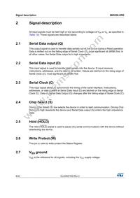 M95256-DRMN8TP/K Datasheet Page 8