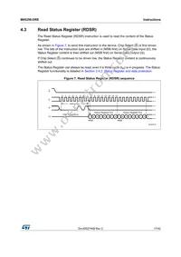 M95256-DRMN8TP/K Datasheet Page 17