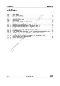 M95640-DRMN8TP/K Datasheet Page 4