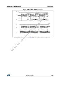 M95M01-DWDW4TP/K Datasheet Page 21