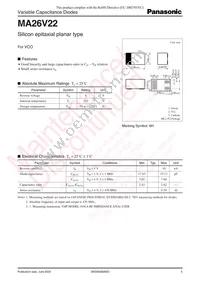 MA26V2200A Datasheet Cover