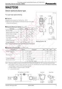 MA27D3000L Datasheet Cover