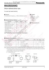 MA2SD250GL Datasheet Cover