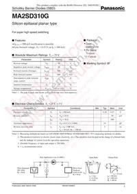 MA2SD310GL Datasheet Cover