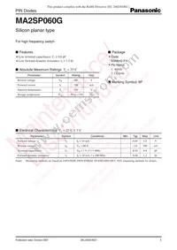 MA2SP060GL Datasheet Cover