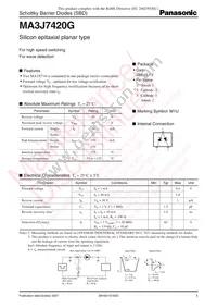 MA3J7420GL Datasheet Cover