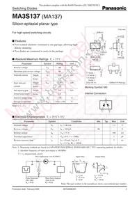 MA3S13700L Datasheet Cover